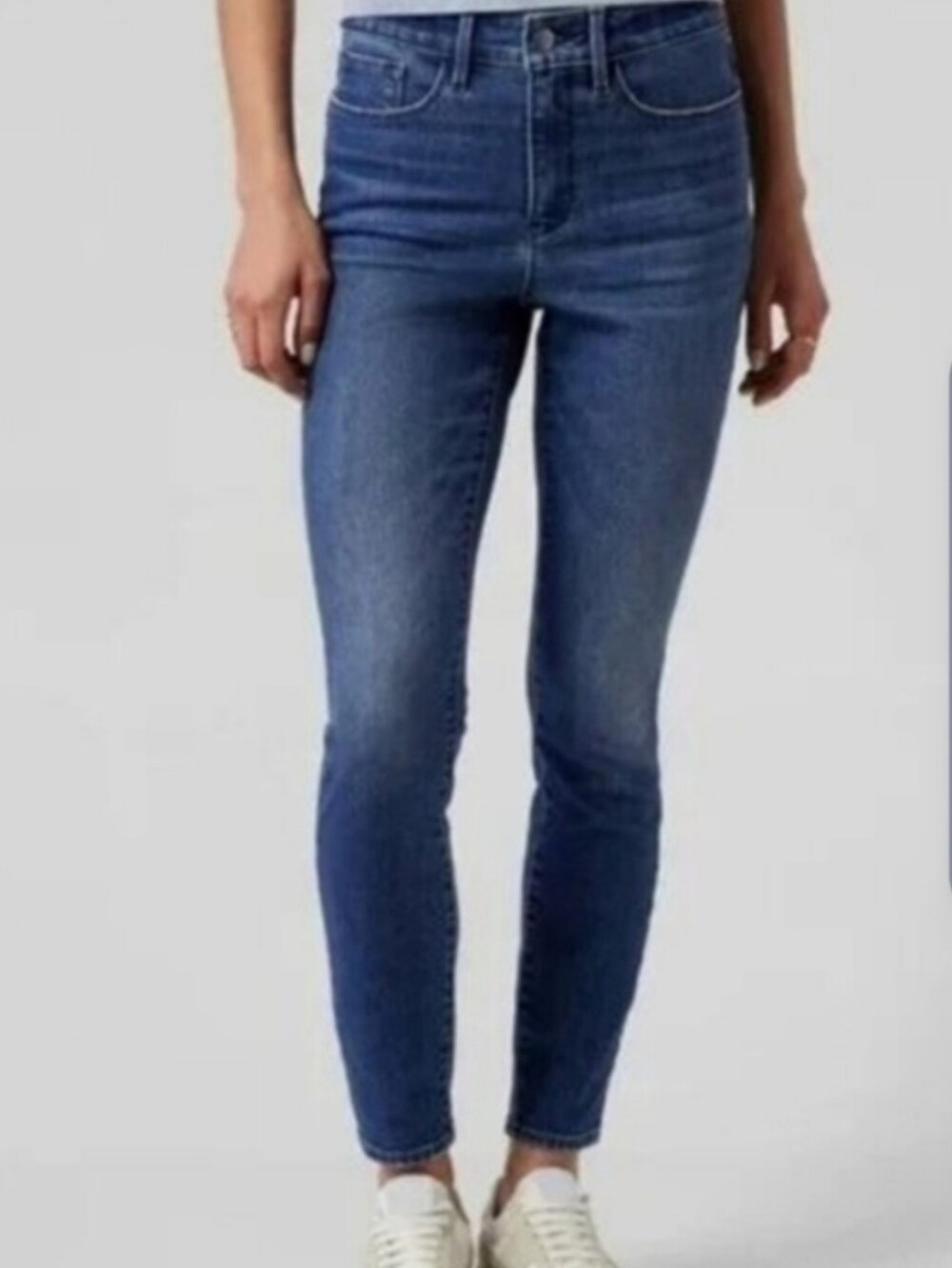 Athleta Women's Sculptek Skinny Jeans in Classic Blue Wash